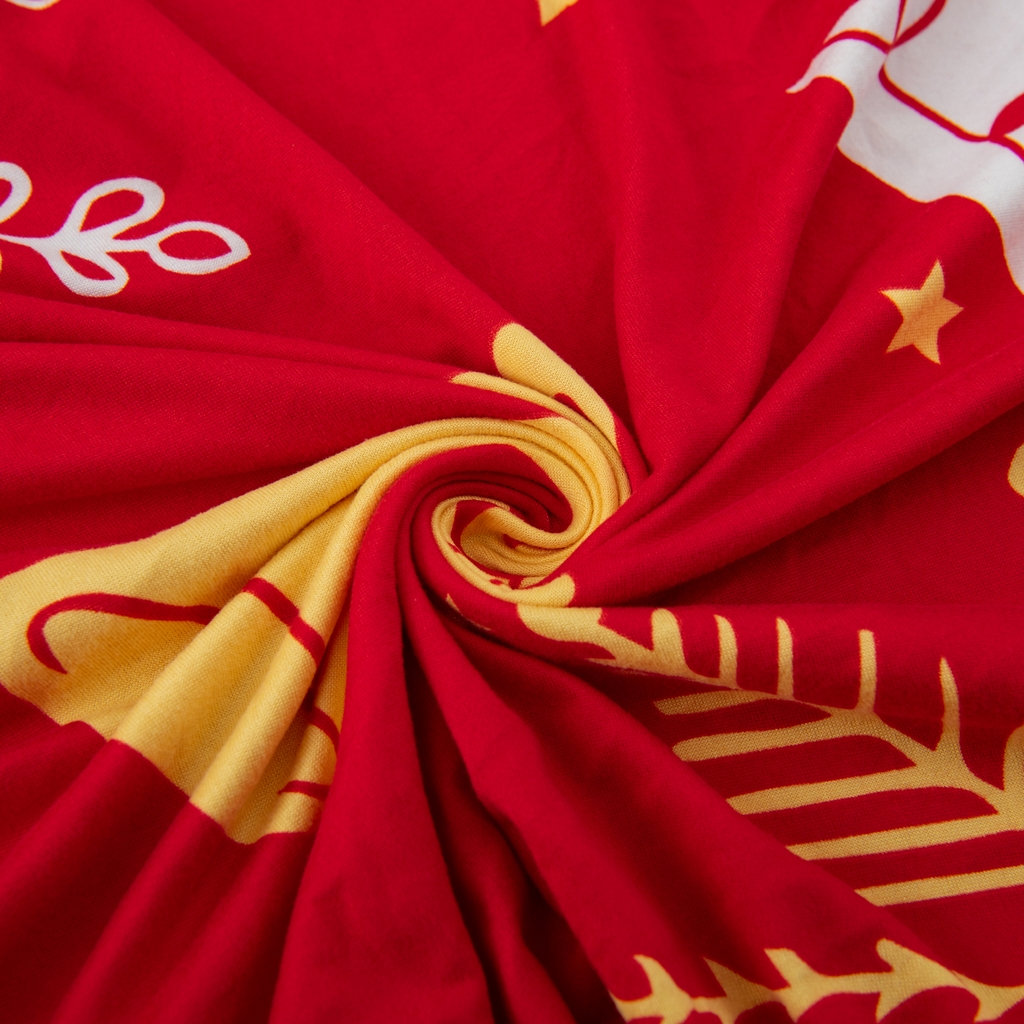 91家纺网 家纺一手货源 找家纺 飞翔家纺 2025新款沙发套沙发垫圣诞款 圣诞冬青