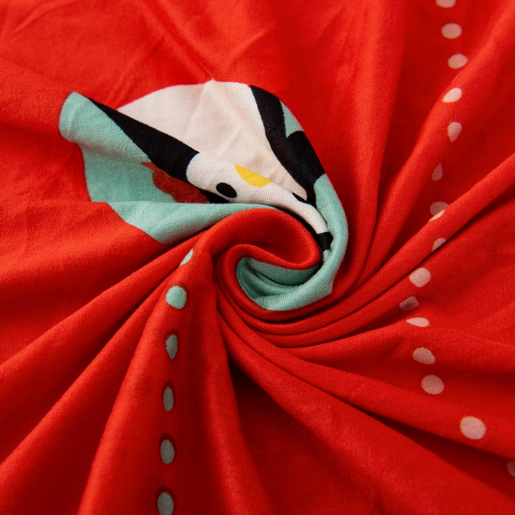 91家纺网 家纺一手货源 找家纺 飞翔家纺 2025新款沙发套沙发垫圣诞款 圣诞欢歌