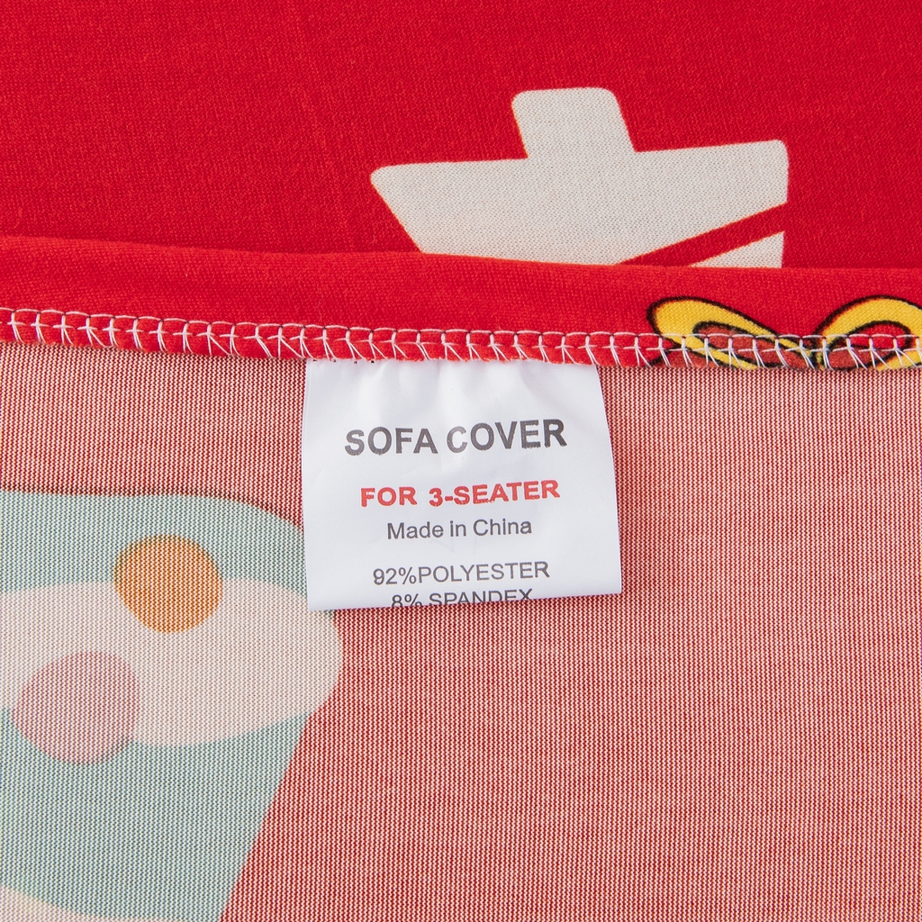 91家纺网 家纺一手货源 找家纺 飞翔家纺 2025新款沙发套沙发垫圣诞款 圣诞欢歌