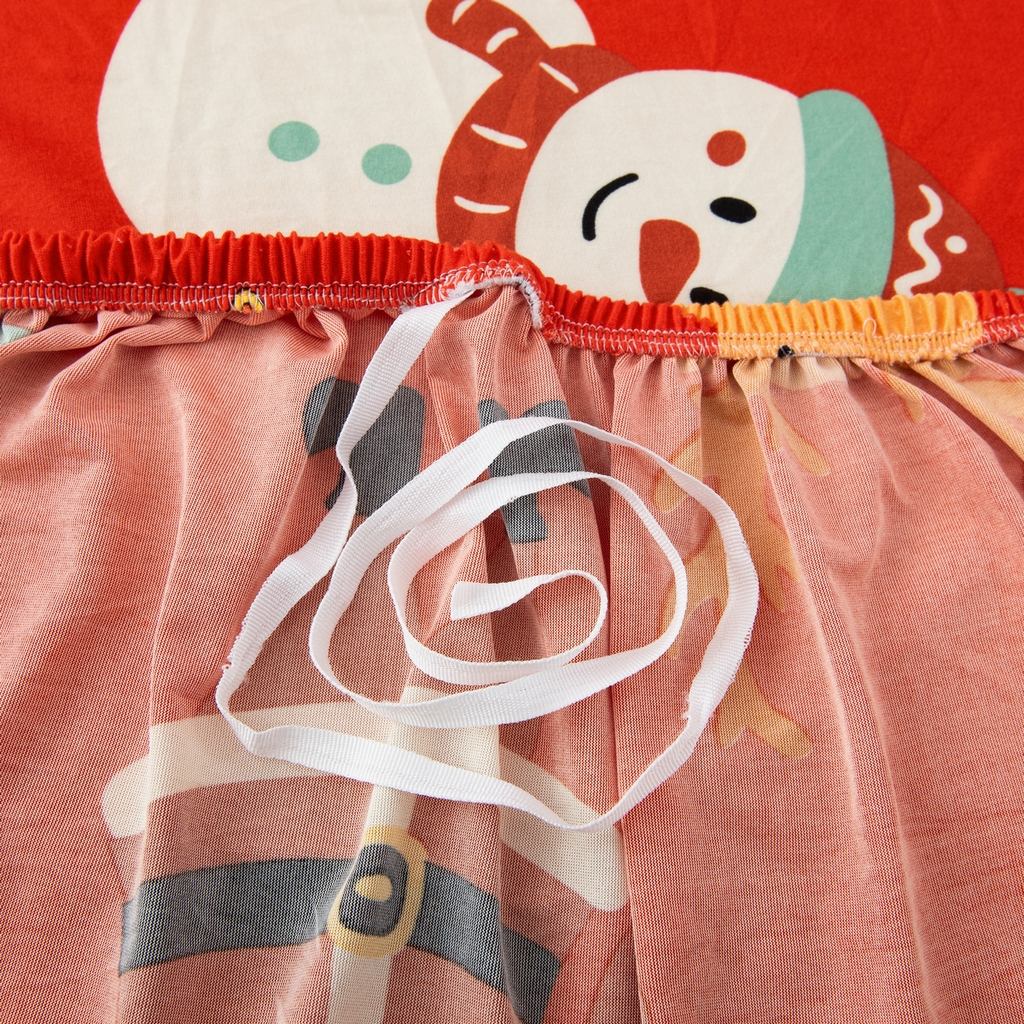 91家纺网 家纺一手货源 找家纺 飞翔家纺 2025新款沙发套沙发垫圣诞款 圣诞欢歌