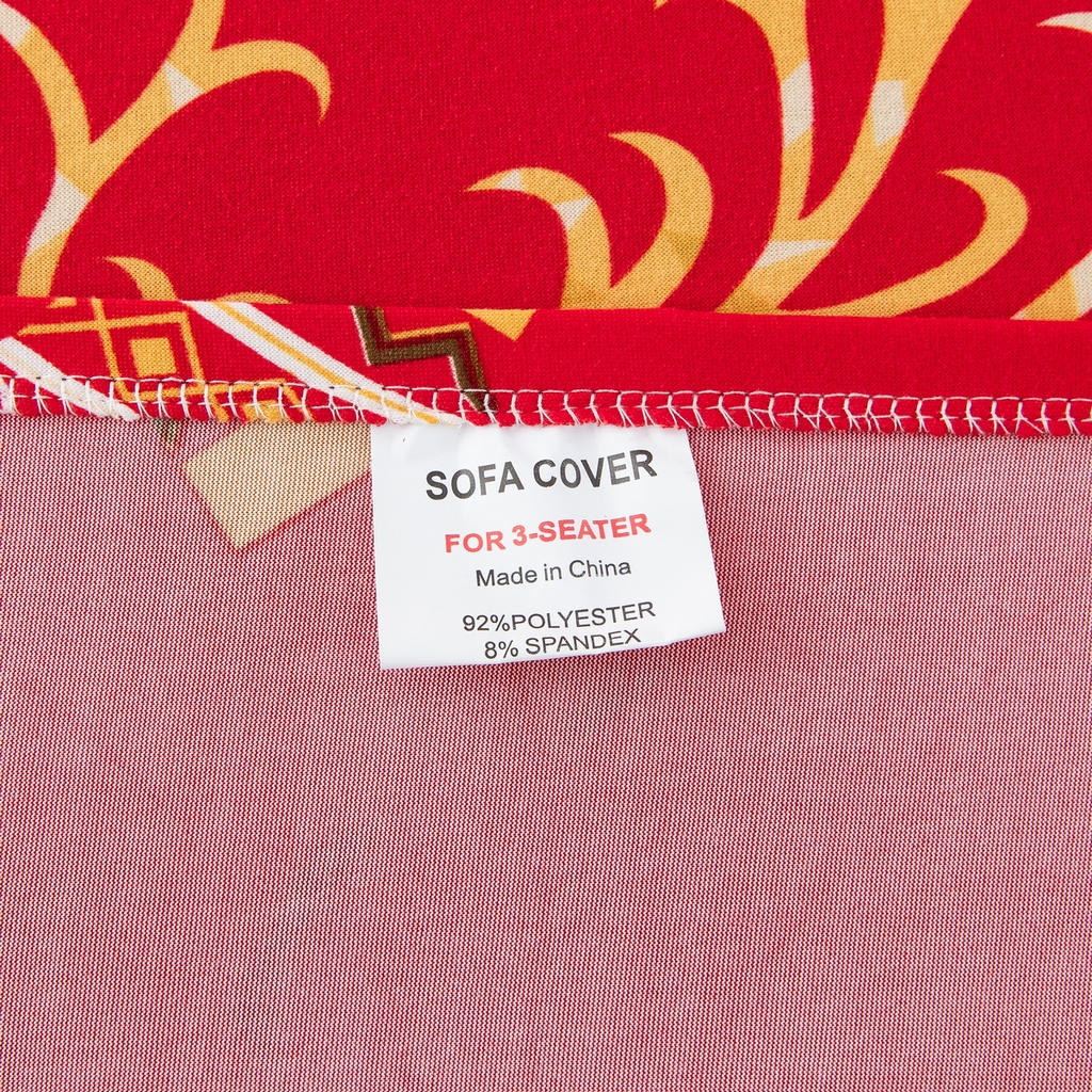 91家纺网 家纺一手货源 找家纺 飞翔家纺 2025新款沙发套沙发垫圣诞款 圣诞驯鹿