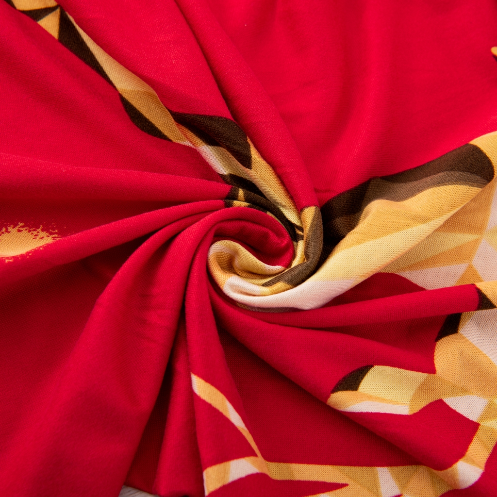 91家纺网 家纺一手货源 找家纺 飞翔家纺 2025新款沙发套沙发垫圣诞款 圣诞驯鹿