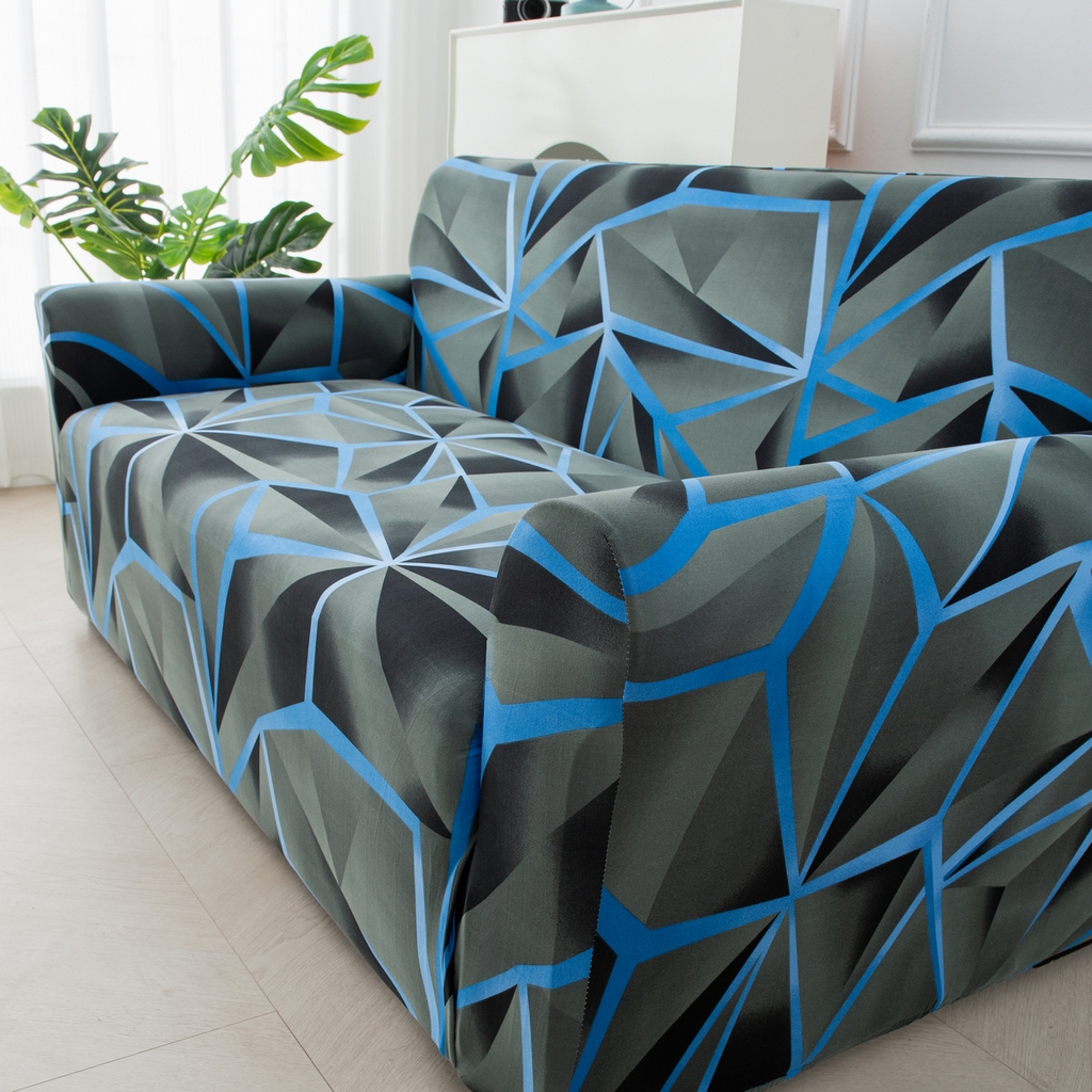 91家纺网 家纺一手货源 找家纺 飞翔家纺 2025新款沙发套沙发垫圣诞款 星芒轨迹