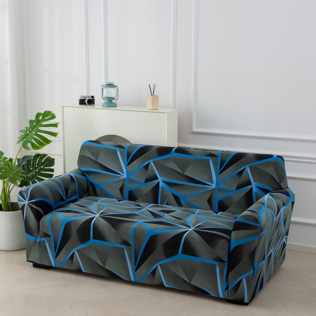 91家纺网 家纺一手货源 找家纺 飞翔家纺 2025新款沙发套沙发垫圣诞款 星芒轨迹