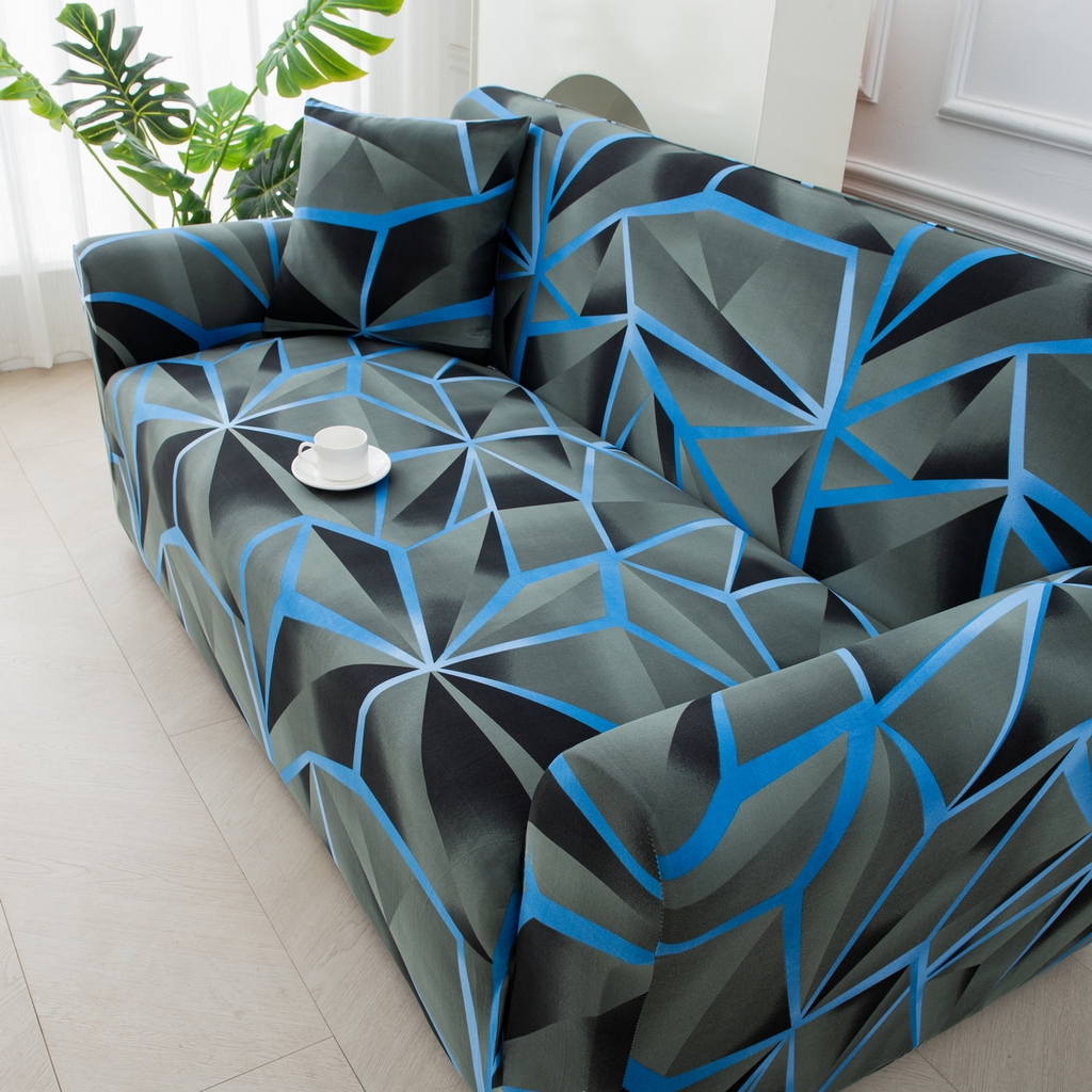 91家纺网 家纺一手货源 找家纺 飞翔家纺 2025新款沙发套沙发垫圣诞款 星芒轨迹