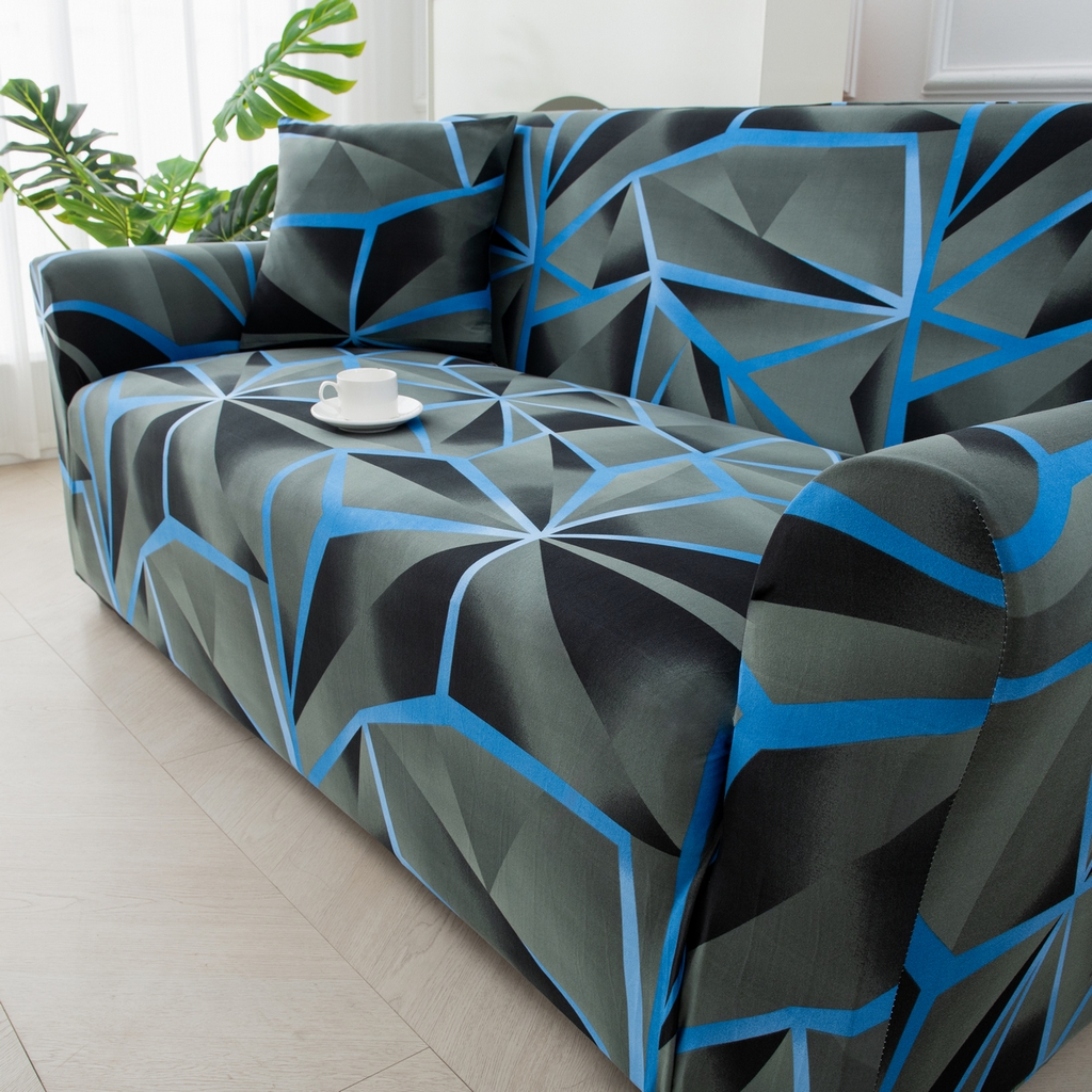 91家纺网 家纺一手货源 找家纺 飞翔家纺 2025新款沙发套沙发垫圣诞款 星芒轨迹