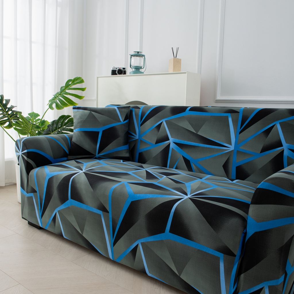 91家纺网 家纺一手货源 找家纺 飞翔家纺 2025新款沙发套沙发垫圣诞款 星芒轨迹