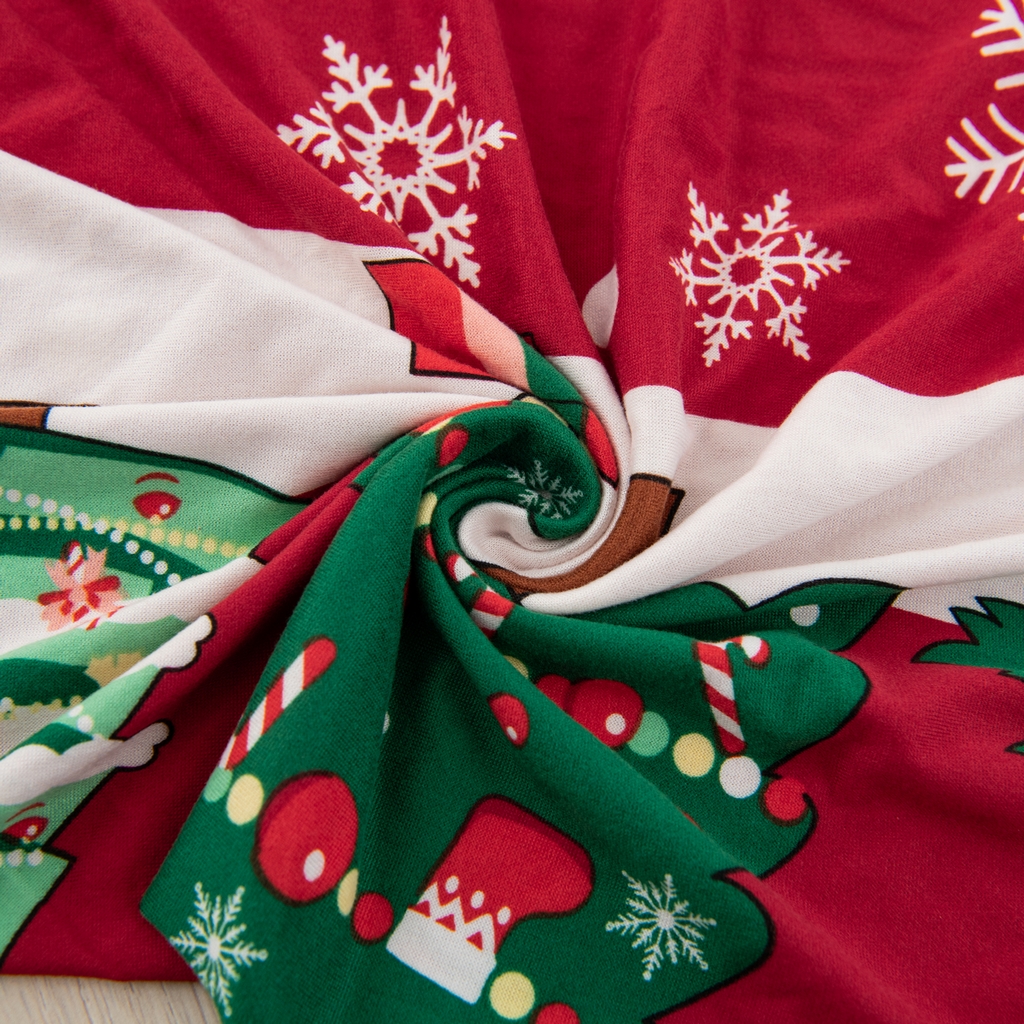 91家纺网 家纺一手货源 找家纺 飞翔家纺 2025新款沙发套沙发垫圣诞款 雪夜老人