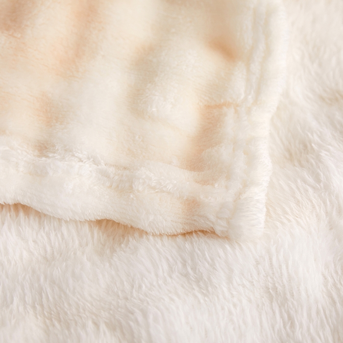 91家纺网 家纺一手货源 找家纺 楼兰公主毛毯专供 2025新款泡泡绒仿兔绒毛毯毯子 水墨-云曦