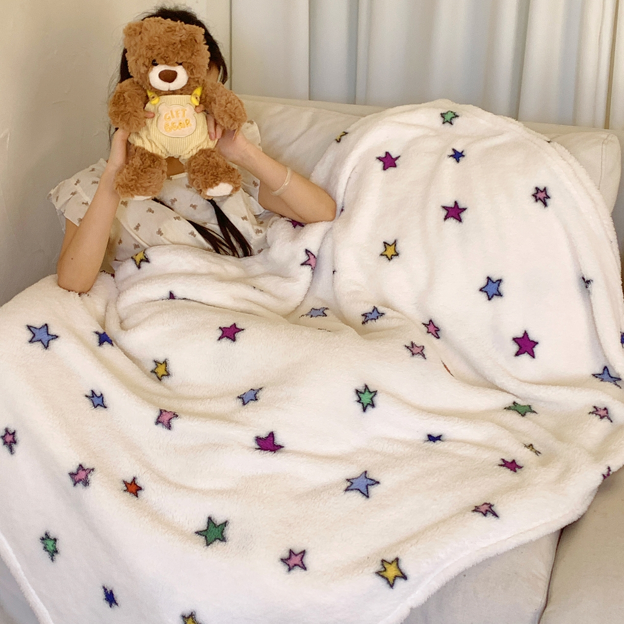 91家纺网 家纺一手货源 找家纺 （总）桃喜 2025新款亲肤舒适摇粒绒毛毯