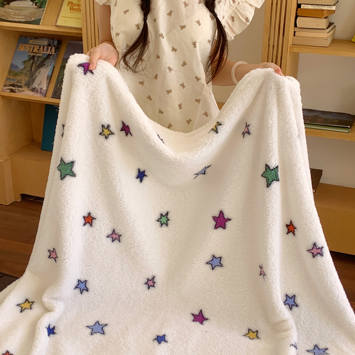 91家纺网 家纺一手货源 找家纺 （总）桃喜 2025新款亲肤舒适摇粒绒毛毯