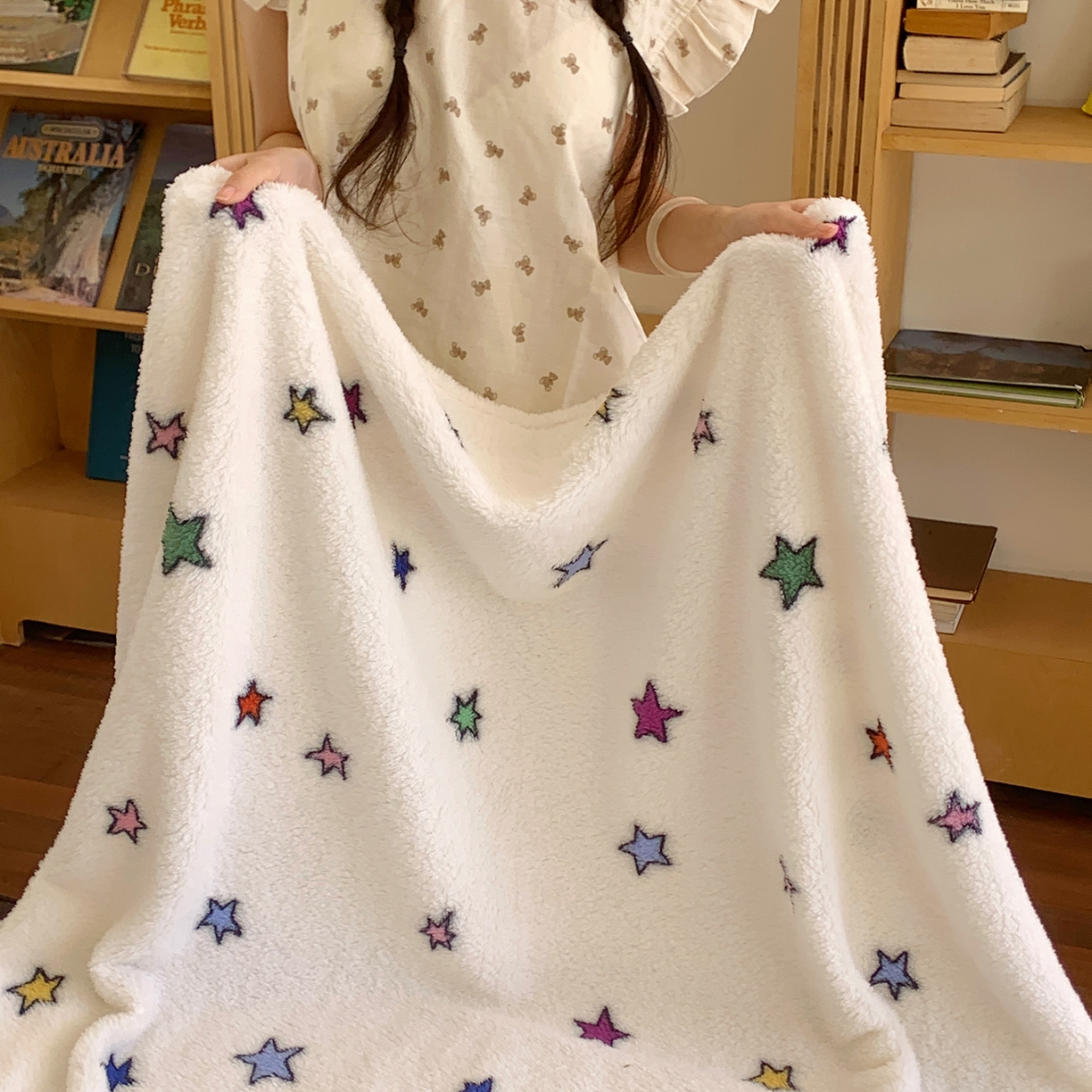 91家纺网 家纺一手货源 找家纺 （总）桃喜 2025新款亲肤舒适摇粒绒毛毯