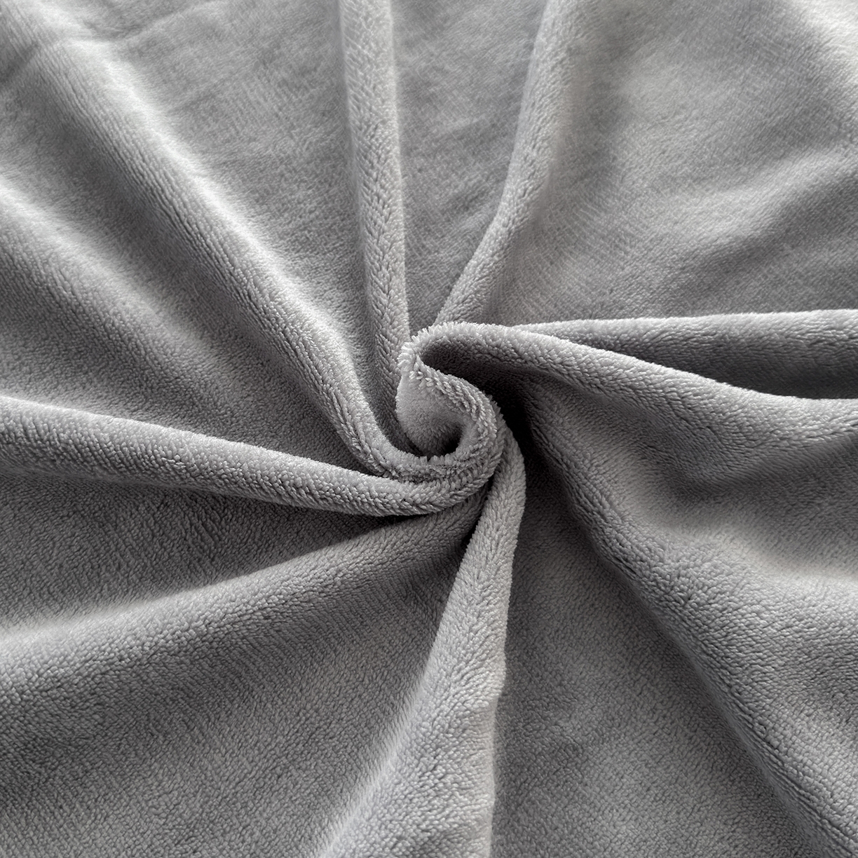 91家纺网 家纺一手货源 找家纺 好阁家纺 支持定制2025新款200G牛奶绒纯色床笠 冰川灰