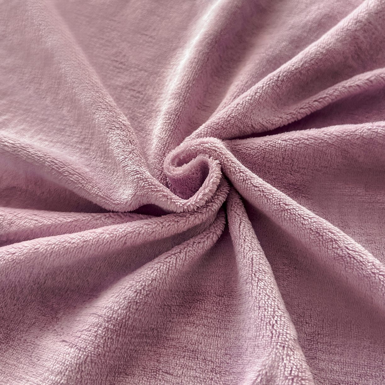 91家纺网 家纺一手货源 找家纺 好阁家纺 支持定制2025新款200G牛奶绒纯色床笠 粉紫