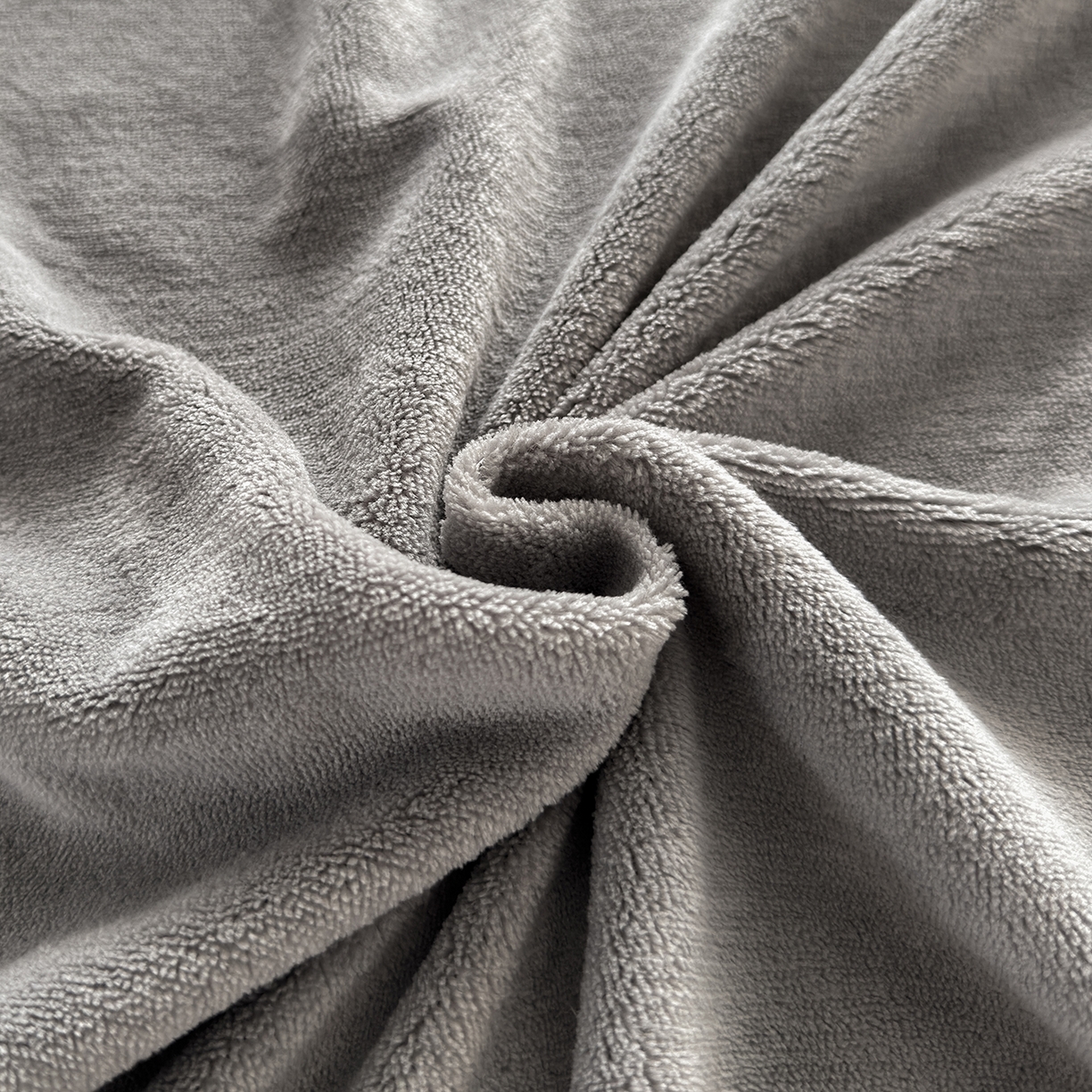 91家纺网 家纺一手货源 找家纺 好阁家纺 支持定制2025新款200G牛奶绒纯色床笠 星空灰