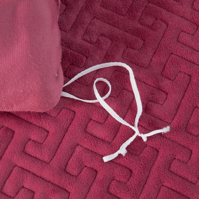 91家纺网 家纺一手货源 找家纺 （总）畅畅家纺 2025新款亲肤舒适双拼牛奶绒纯色绣花床盖四件套