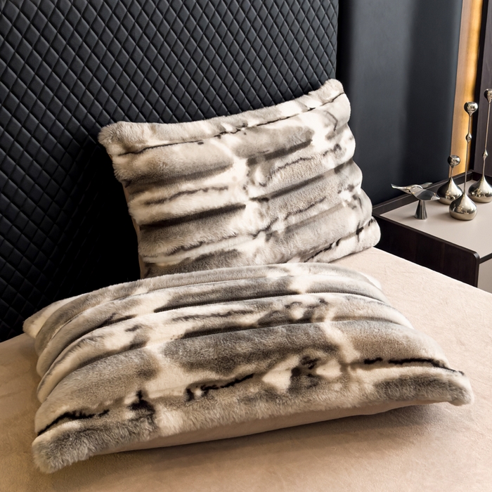 91家纺网 家纺一手货源 找家纺 畅畅家纺 2025新款高克重10斤加厚轻奢扎染兔毛绒四件套-巴黎之春 巴黎之春-灰色