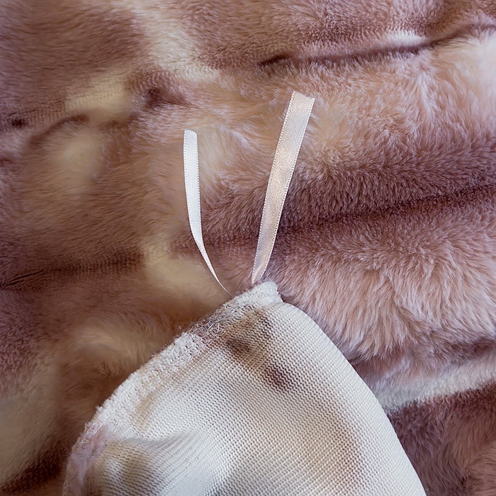 91家纺网 家纺一手货源 找家纺 畅畅家纺 2025新款高克重10斤加厚轻奢扎染兔毛绒四件套-巴黎之春 巴黎之春-皮粉