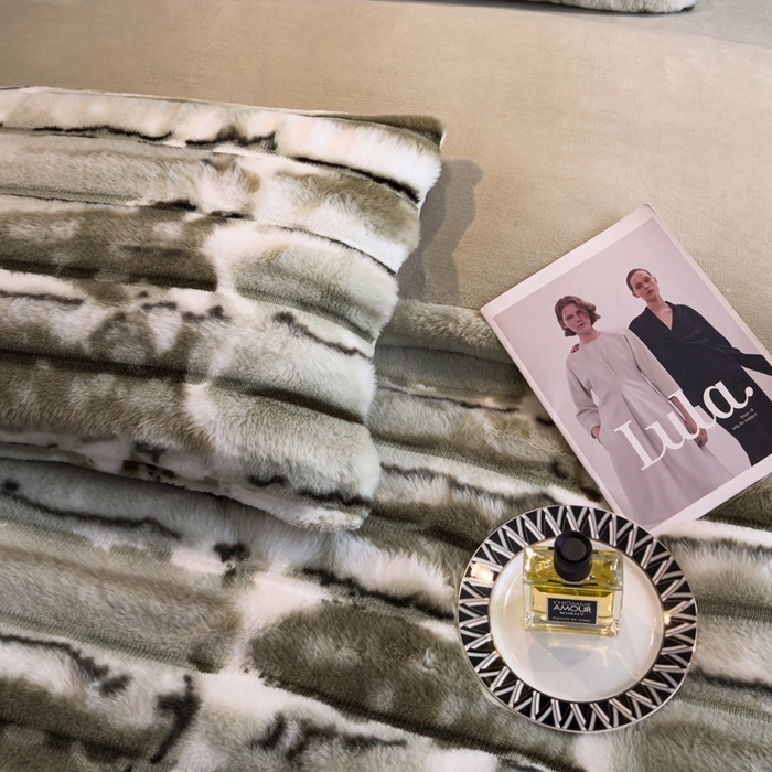 91家纺网 家纺一手货源 找家纺 畅畅家纺 2025新款高克重10斤加厚轻奢扎染兔毛绒四件套-巴黎之春 巴黎之春-绿色