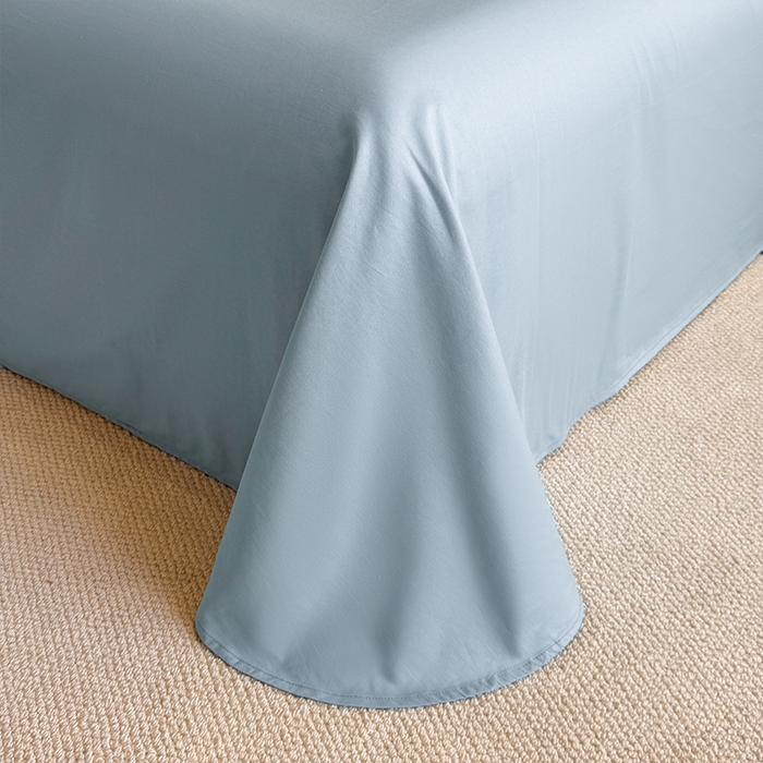 91家纺网 家纺一手货源 找家纺 理想家家纺 2025新款纯棉轻奢刺绣四件套-小秘密系列场景二 小秘密 蓝