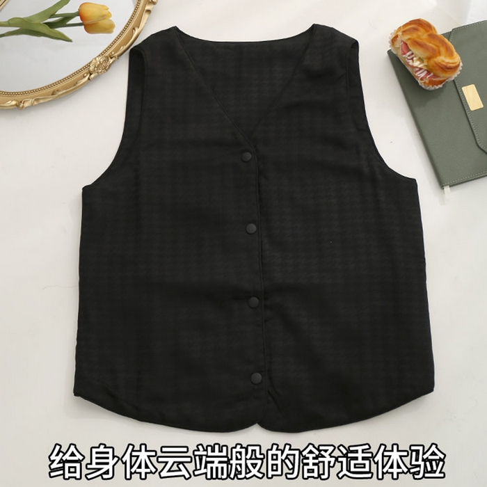 91家纺网 家纺一手货源 找家纺 （总）蚕云阁蚕丝家居 2025新款蚕丝填充保暖马甲