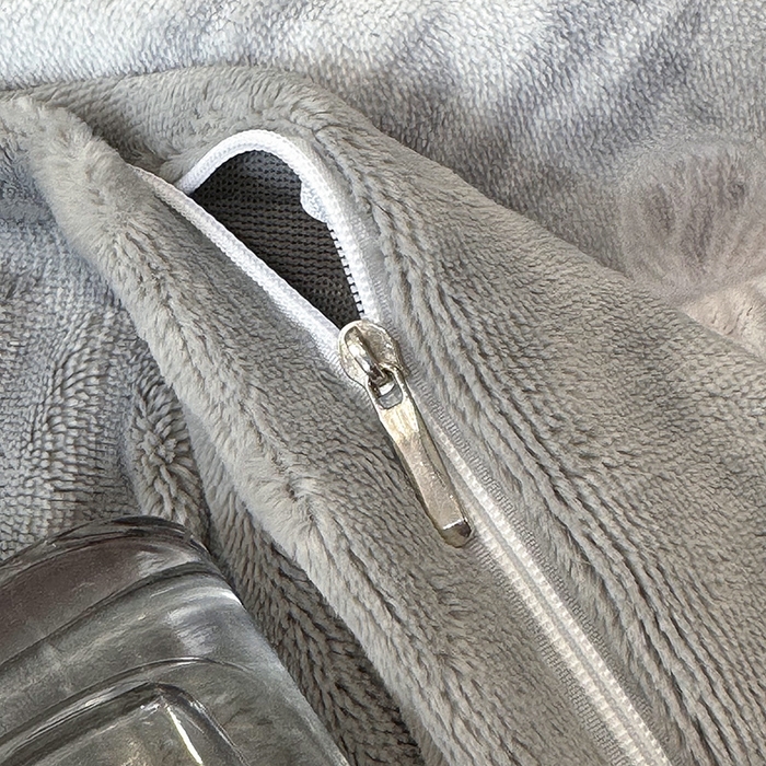 91家纺网 家纺一手货源 找家纺 好阁家纺 2025新款轻奢织带雕花牛奶绒四件套 蝴蝶飞飞-灰