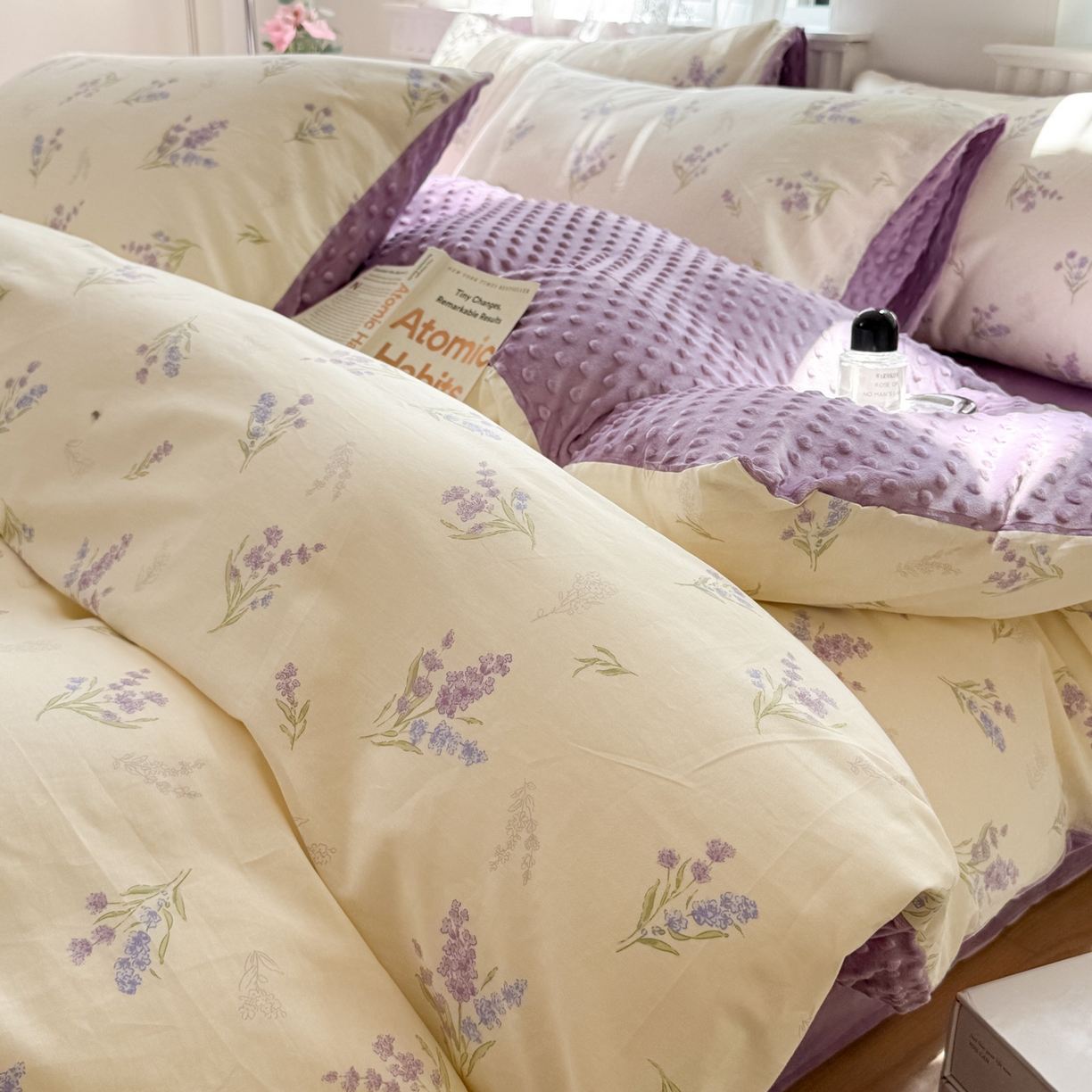 雯雨家纺 2025新款ab版全棉豆豆绒婴儿绒牛奶绒单被套被罩单件 菲尔庄园