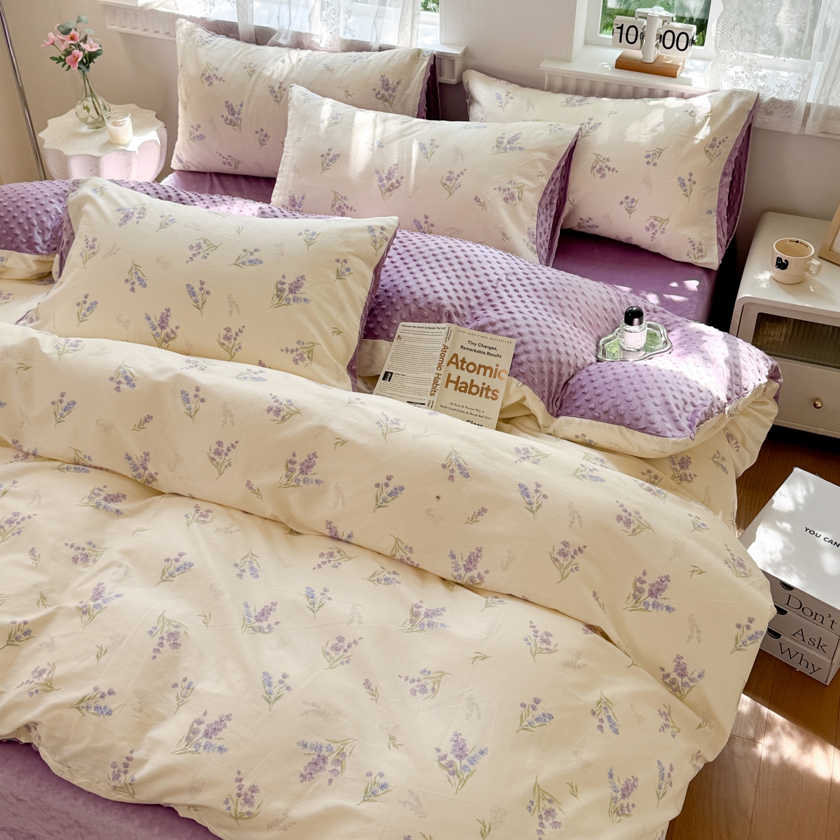 91家纺网 家纺一手货源 找家纺 雯雨家纺 2025新款ab版全棉豆豆绒婴儿绒牛奶绒单被套被罩单件 菲尔庄园