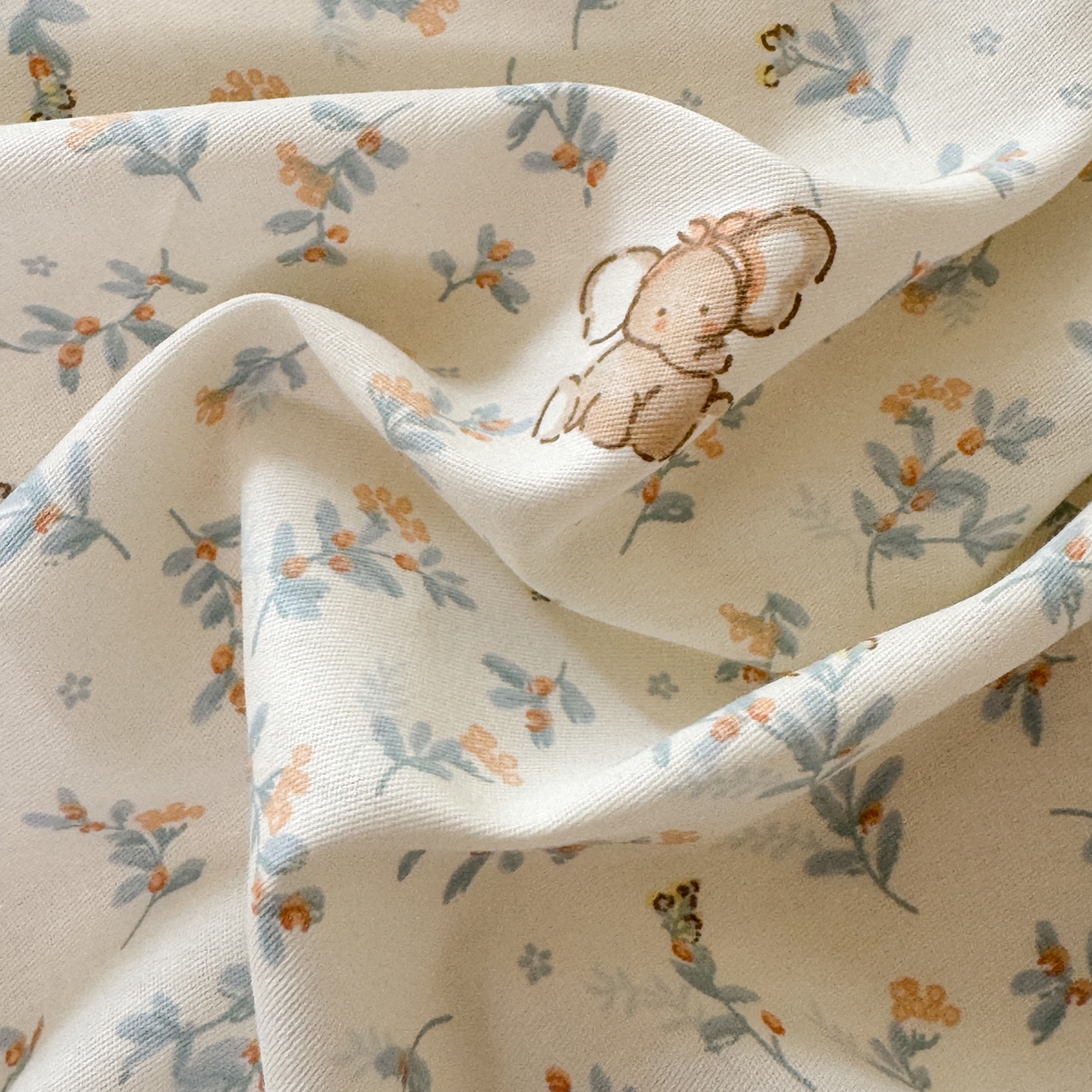 91家纺网 家纺一手货源 找家纺 雯雨家纺 2025新款ab版全棉豆豆绒婴儿绒牛奶绒单被套被罩单件 花町香香