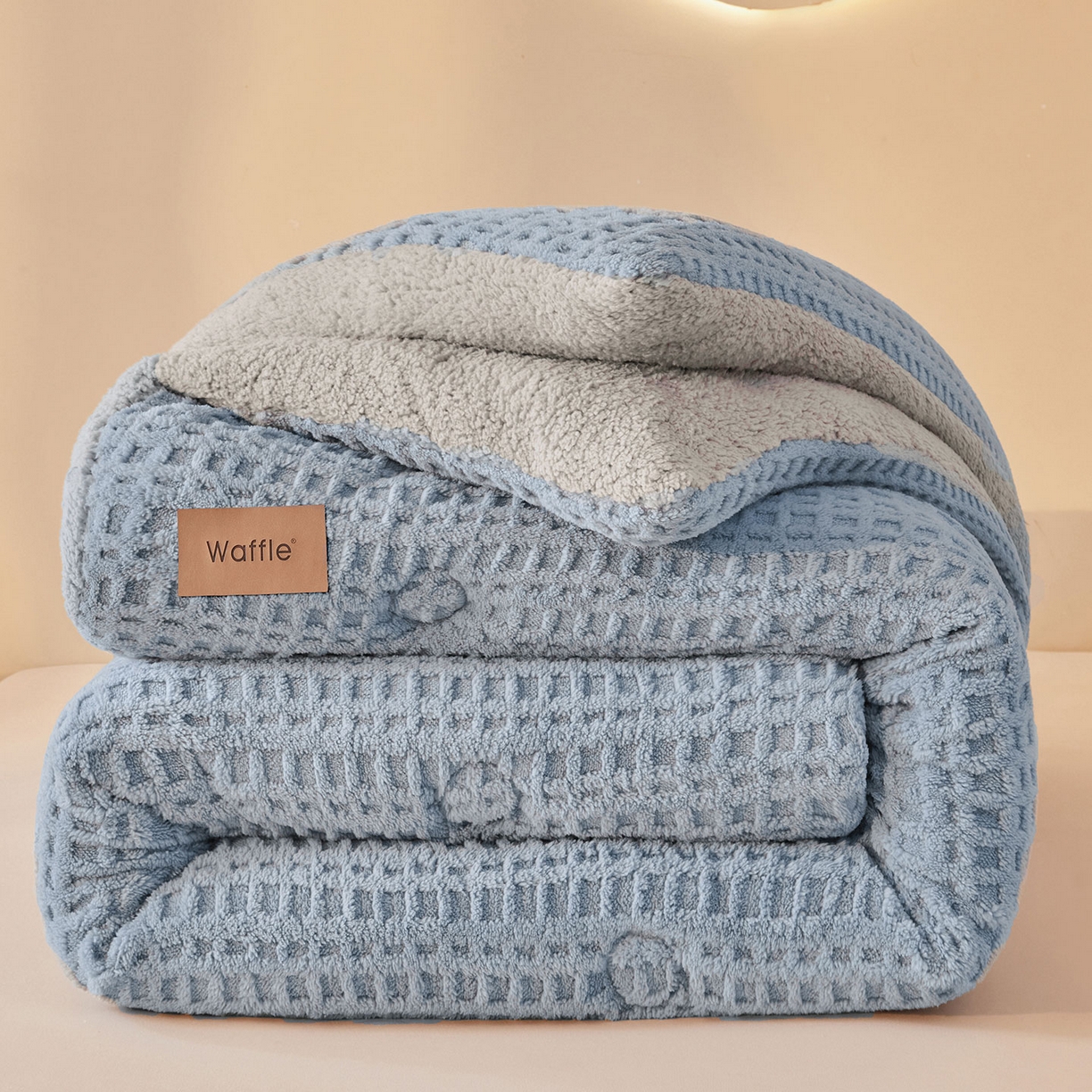 91家纺网 家纺一手货源 找家纺 （总）美梦里 2025新款华夫格舒棉绒冬被被子被芯