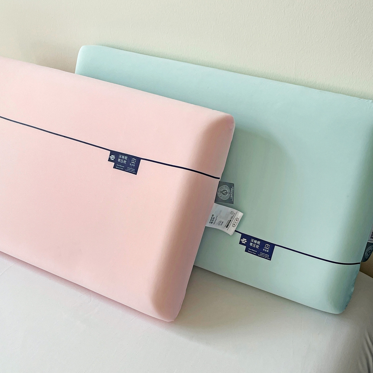 91家纺网 家纺一手货源 找家纺 （总）明果枕芯 2026新款零压力平面面包枕 记忆棉记忆枕枕芯  深睡眠慢回弹