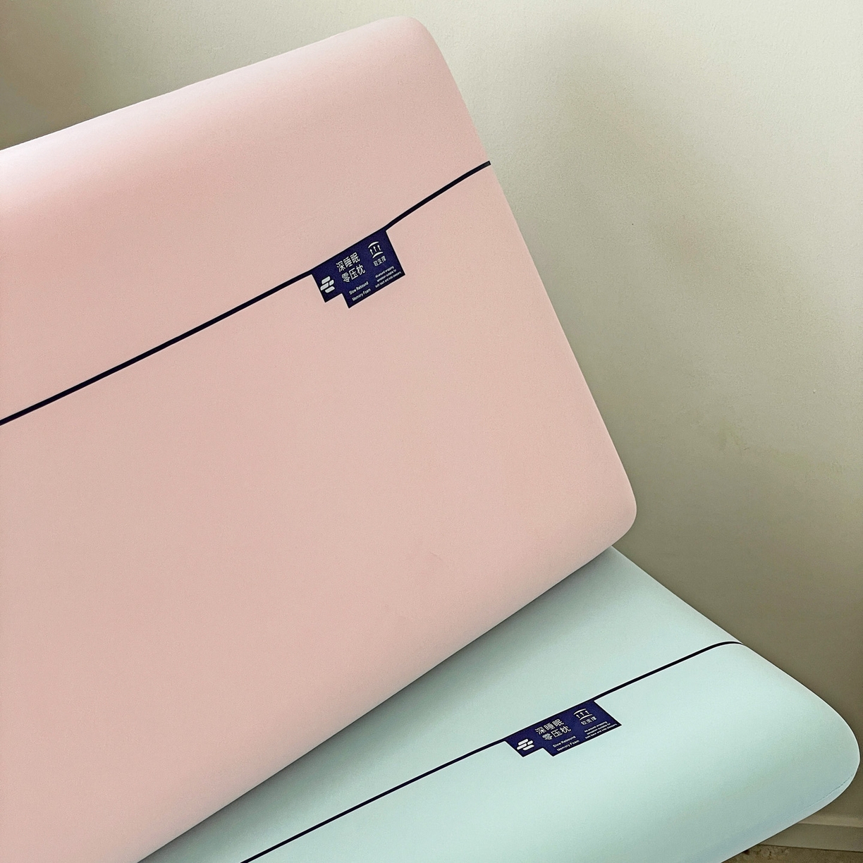 91家纺网 家纺一手货源 找家纺 明果枕芯 2026新款面包枕平面枕枕头记忆棉记忆枕 薄荷绿