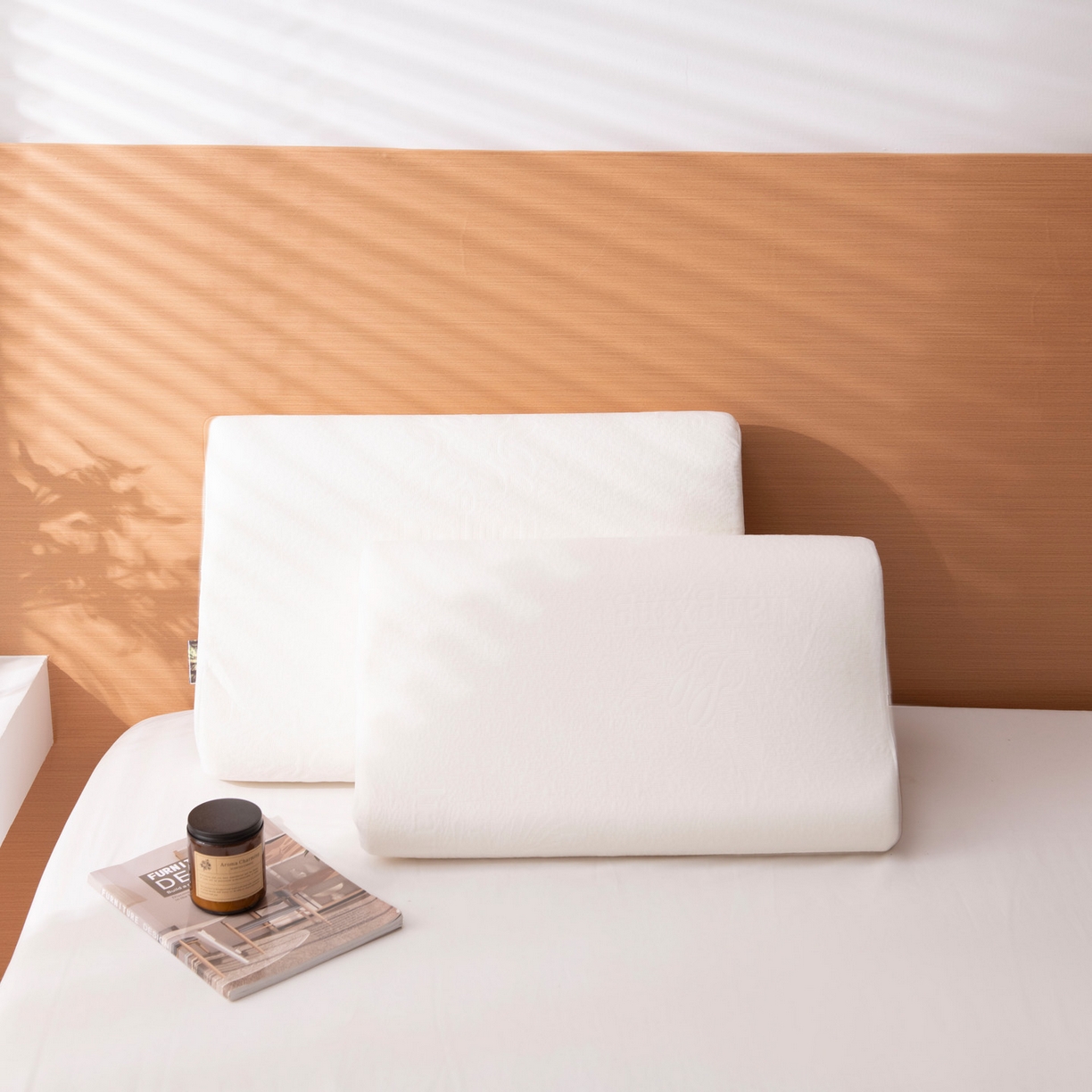 91家纺网 家纺一手货源 找家纺 （总）明果枕芯 2026新款慢回弹记忆枕波浪枕护颈椎枕芯