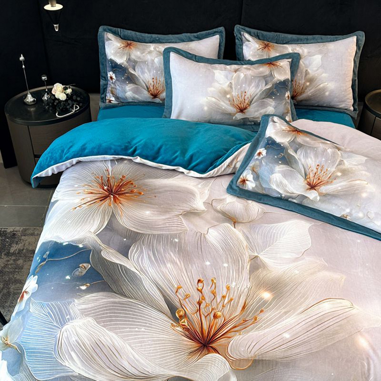 91家纺网 家纺一手货源 找家纺 诺梵家纺 2025新款数码印花牛奶绒四件套（控价：159） 暮光之城