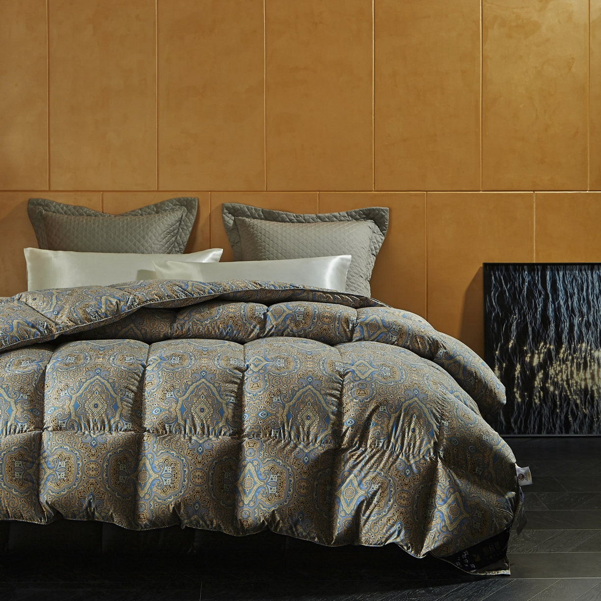 91家纺网 家纺一手货源 找家纺 （总）暖羽屋羽绒馆 2025新款罗斯空间95白鹅绒被子95鹅绒被芯双人婚庆冬被羽绒被子被芯