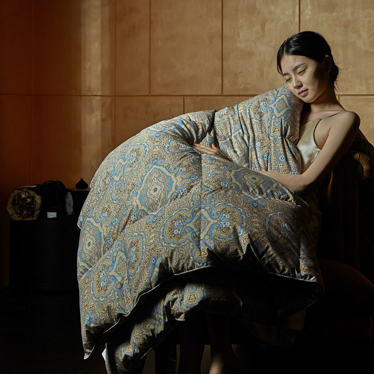 91家纺网 家纺一手货源 找家纺 （总）暖羽屋羽绒馆 2025新款罗斯空间95白鹅绒被子95鹅绒被芯双人婚庆冬被羽绒被子被芯