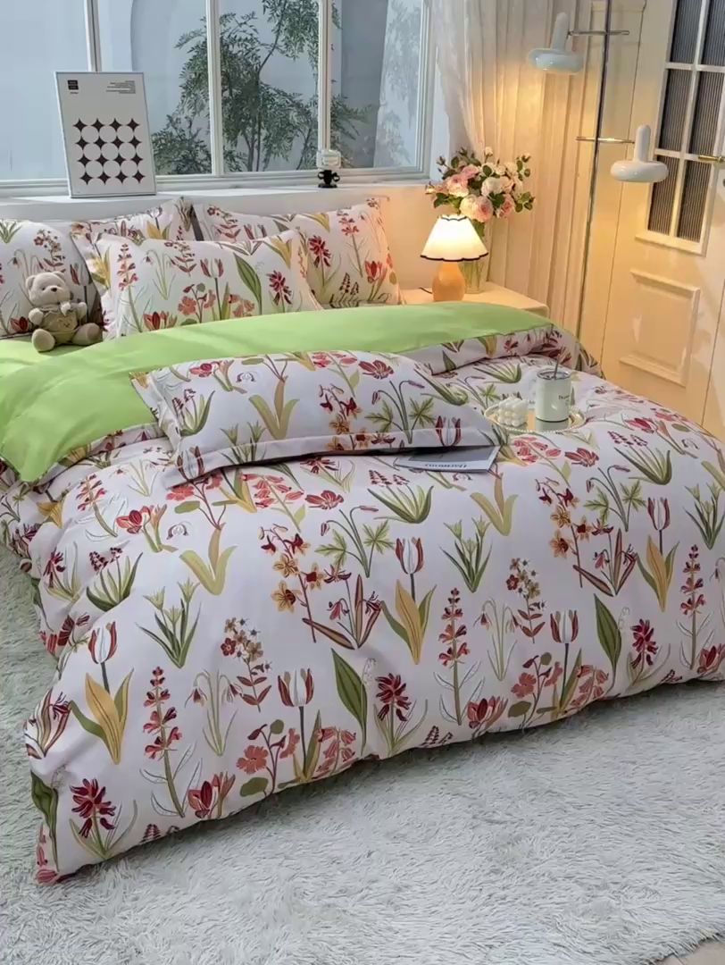 91家纺网 家纺一手货源 找家纺 （总）董成龙 2025新直播爆款加厚全棉活性磨毛四件套纯棉三件套