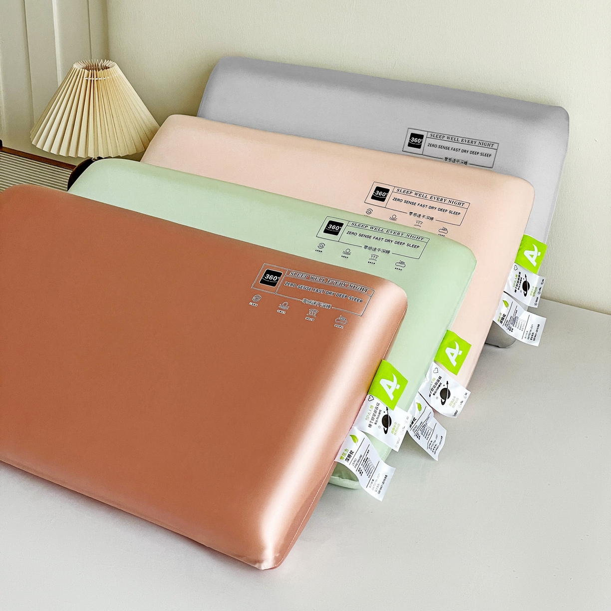 91家纺网 家纺一手货源 找家纺 （总）明果枕芯 2026新款水光丝平面面包枕 记忆棉记忆枕枕芯  深睡眠慢回弹