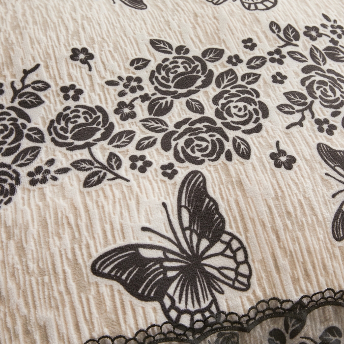 91家纺网 家纺一手货源 找家纺 罗艺轩 2025新款牛奶绒蕾丝花边床裙款四件套（套件控价：288/293/303/298/308/303/313起） 蝶恋花语