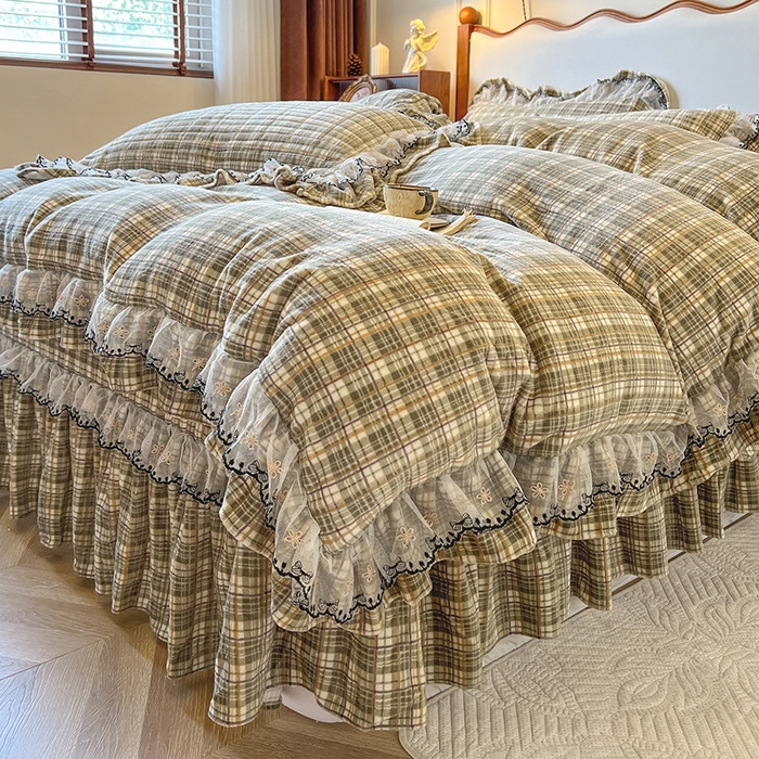 91家纺网 家纺一手货源 找家纺 网红馆（ck家纺） 2025新款高克重牛奶绒床盖系列-米娅 米娅-绿