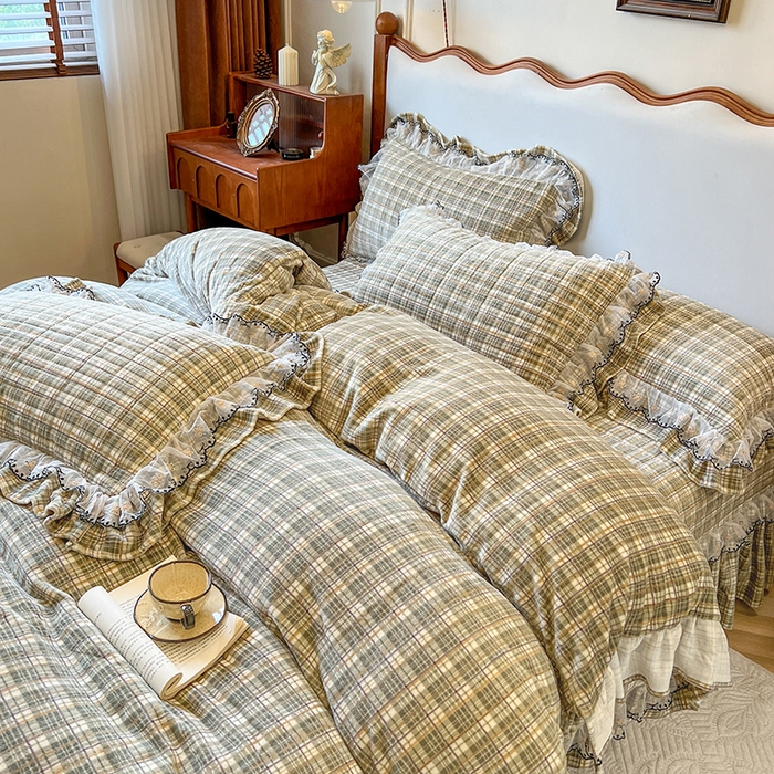 91家纺网 家纺一手货源 找家纺 网红馆（ck家纺） 2025新款高克重牛奶绒床盖系列-米娅 米娅-绿