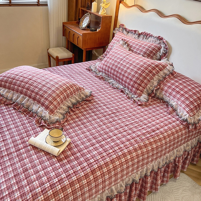 91家纺网 家纺一手货源 找家纺 网红馆（ck家纺） 2025新款高克重牛奶绒床盖系列-米娅 米娅-红