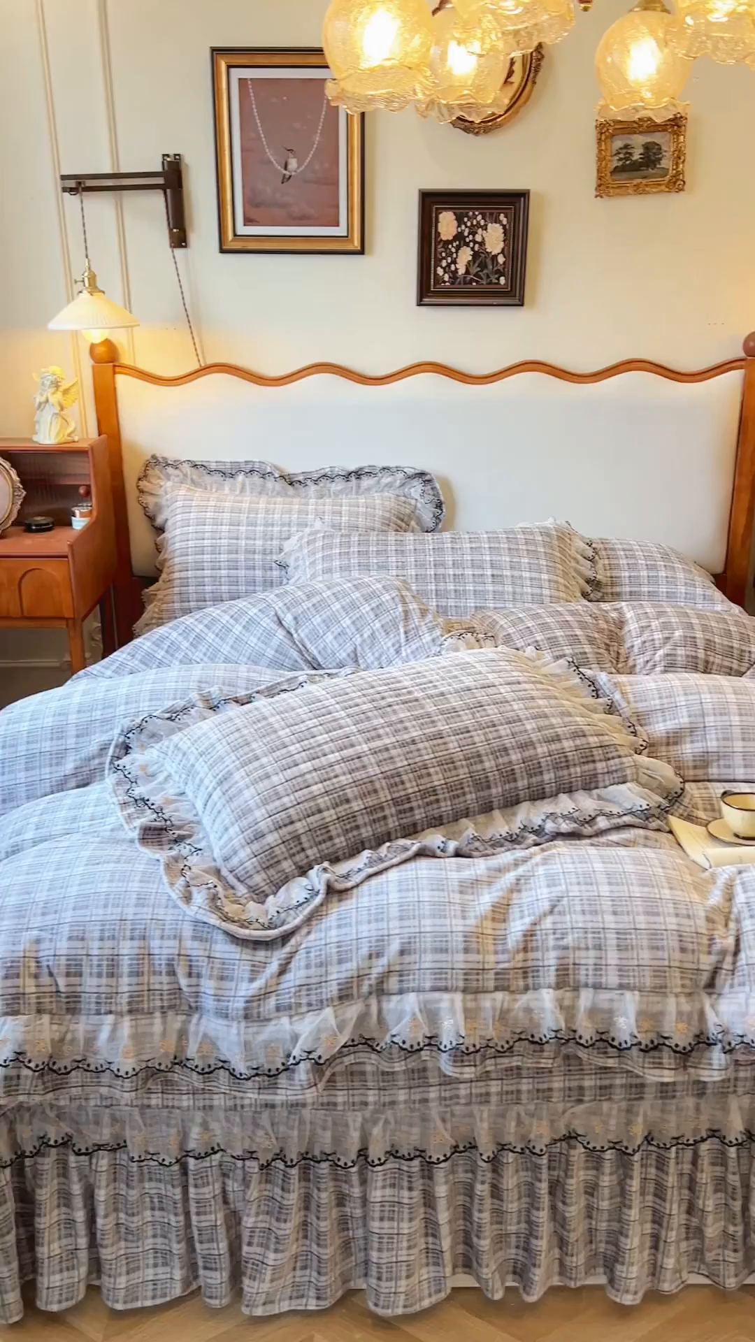 91家纺网 家纺一手货源 找家纺 网红馆（ck家纺） 2025新款高克重牛奶绒床盖系列-米娅 米娅-灰