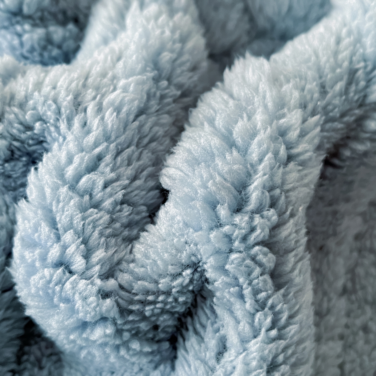 91家纺网 家纺一手货源 找家纺 欧邦 2025新款A类提花云锦绒双面绒单层毯-风铃系列 风铃-蓝