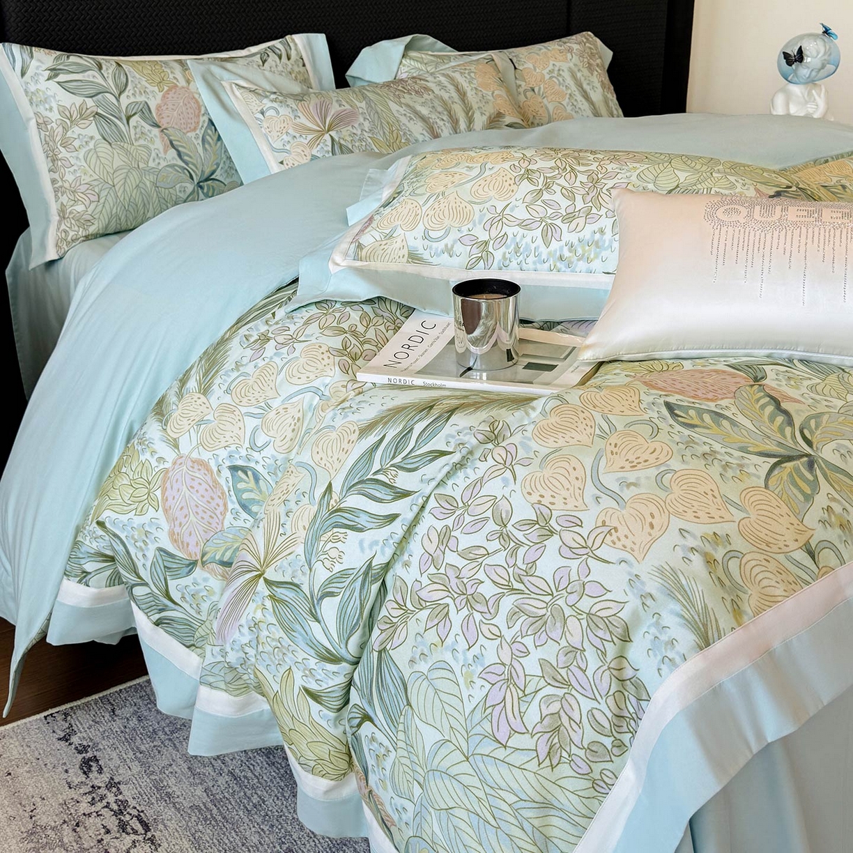 91家纺网 家纺一手货源 找家纺 （总）2025直播爆款A类加厚保暖全棉磨毛四件套纯棉数码印花被套高端床单床笠款裸睡床上用品