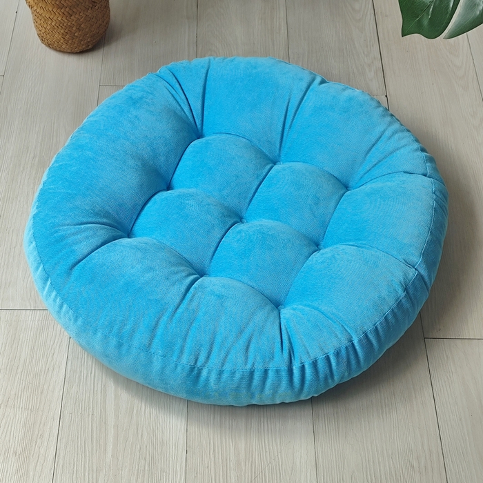 91家纺网 家纺一手货源 找家纺 （总）李帅家居 2025新款大号灯芯绒坐垫圆形蒲团垫子中式红木椅子坐垫古典实木家具沙发太师椅圈椅茶桌座椅垫定制