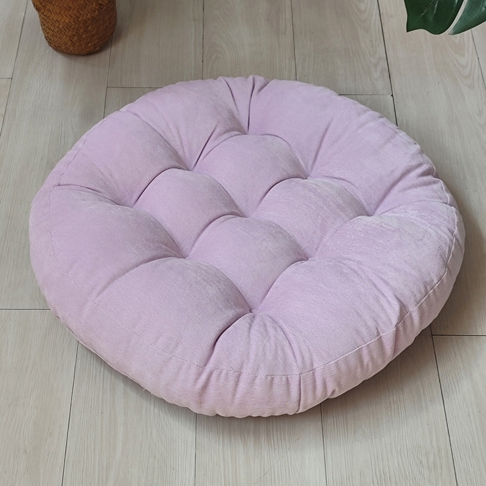 91家纺网 家纺一手货源 找家纺 （总）李帅家居 2025新款大号灯芯绒坐垫圆形蒲团垫子中式红木椅子坐垫古典实木家具沙发太师椅圈椅茶桌座椅垫定制