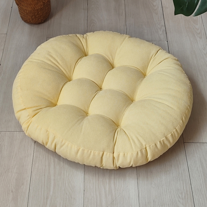 91家纺网 家纺一手货源 找家纺 （总）李帅家居 2025新款大号灯芯绒坐垫圆形蒲团垫子中式红木椅子坐垫古典实木家具沙发太师椅圈椅茶桌座椅垫定制