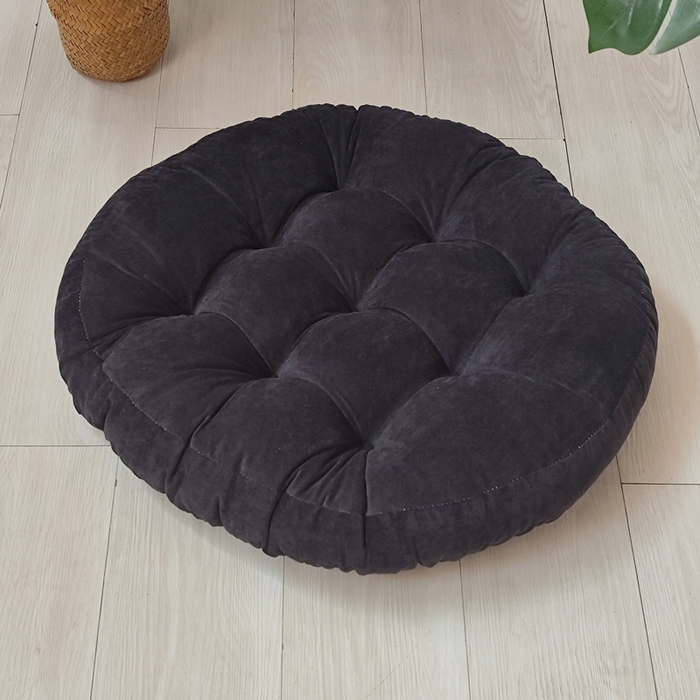 91家纺网 家纺一手货源 找家纺 （总）李帅家居 2025新款大号灯芯绒坐垫圆形蒲团垫子中式红木椅子坐垫古典实木家具沙发太师椅圈椅茶桌座椅垫定制