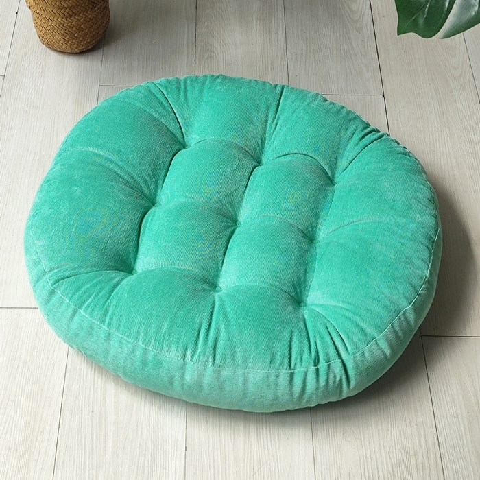 91家纺网 家纺一手货源 找家纺 （总）李帅家居 2025新款大号灯芯绒坐垫圆形蒲团垫子中式红木椅子坐垫古典实木家具沙发太师椅圈椅茶桌座椅垫定制